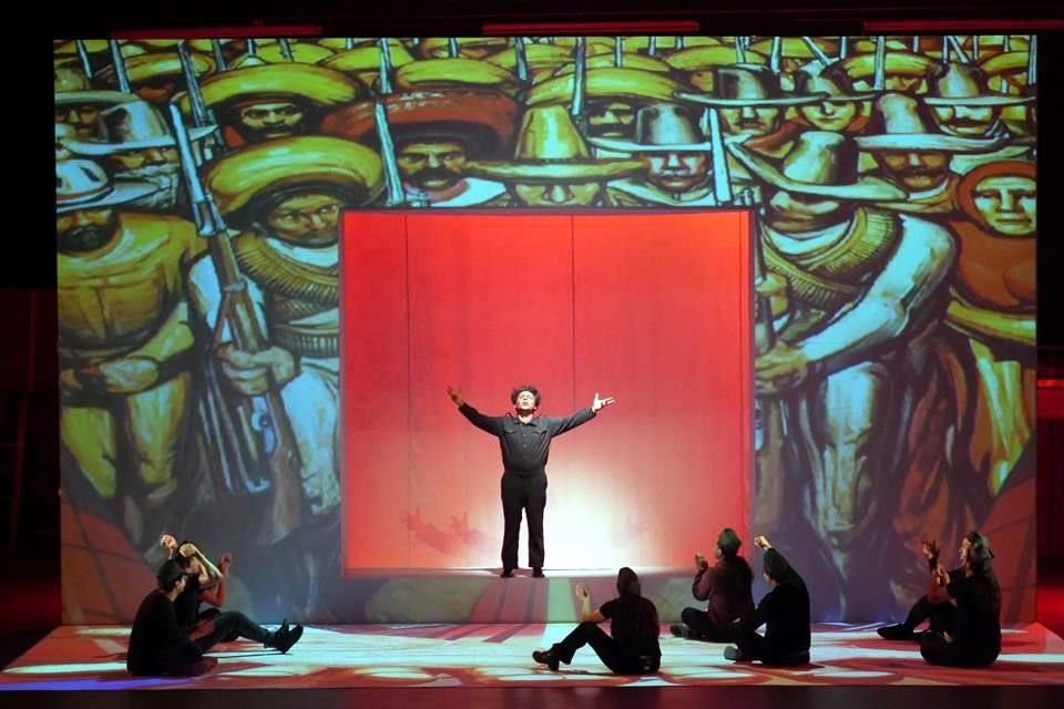 'La marcha de Siqueiros', puesta en escena de la compañía tijuanense Teatro en el Incendio, tendrá una única función este viernes en el Teatro de la Ciudad Esperanza Iris a las 20:30 horas.