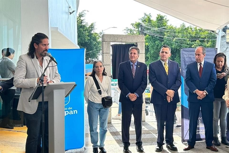 El Alcalde Juan José Frangie encabezó la nueva fachada y aspectos en interiores del Hospitalito.
