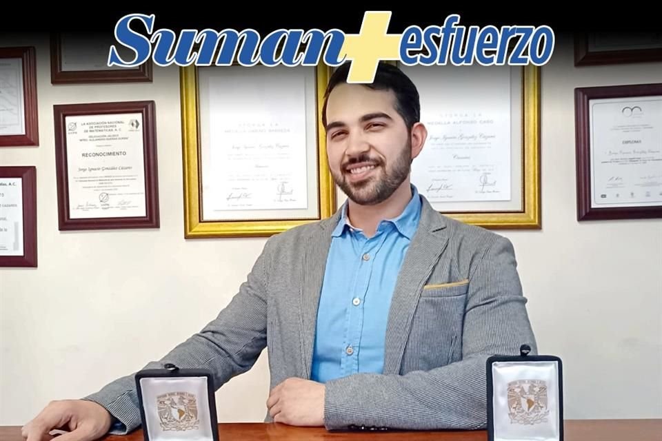 Jorge Ignacio González Cázares está postulado al Premio Juventudes Jalisco 2023.