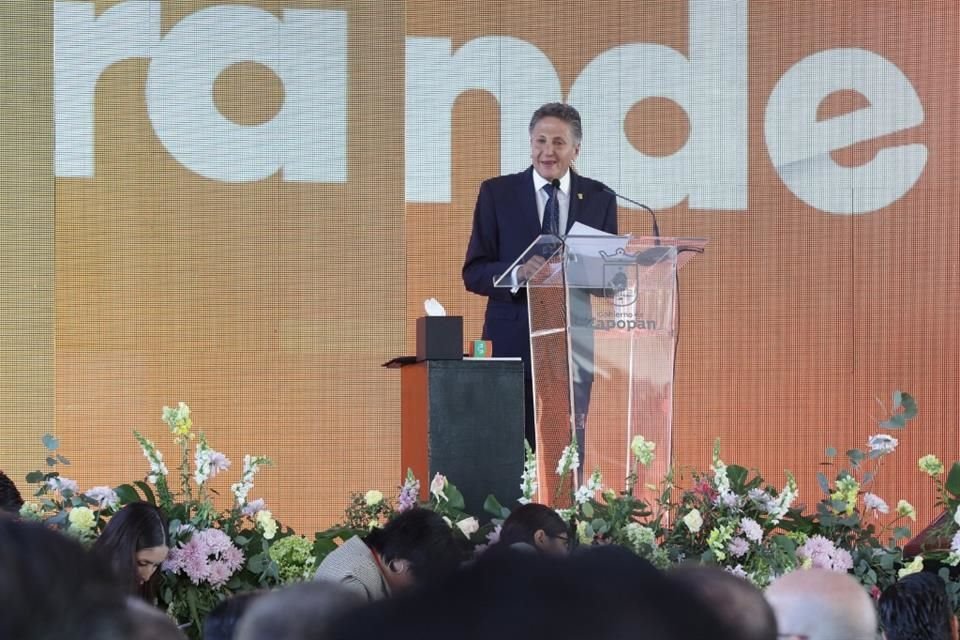 Durante su Segundo Informe de Gobierno, Juan José Frangie anunció que buscará la reelección de la Presidencia de Zapopan.
