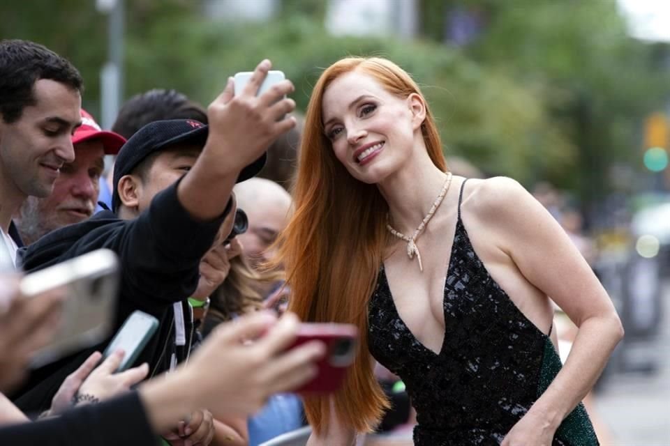 La actriz ganadora del Óscar, Jessica Chastain, recibirá un premio por su carrera en el Festival de Cine de Zúrich, en octubre.