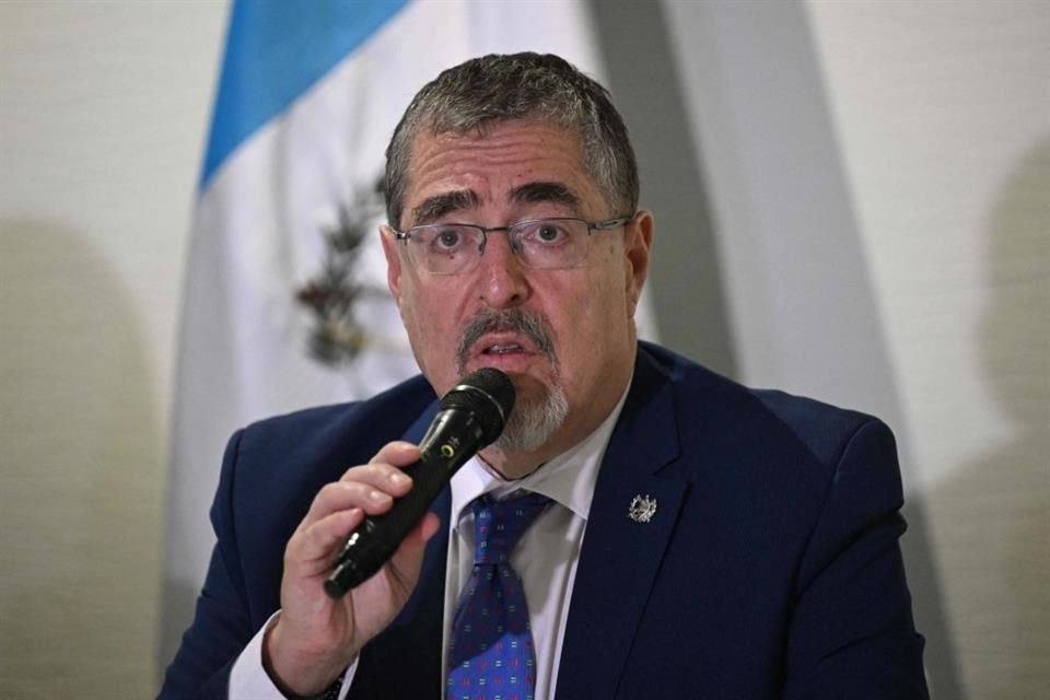 El Presidente electo de Guatemala, Bernardo Arévalo, durante una conferencia de prensa en la ciudad de Guatemala, el 12 de septiembre.