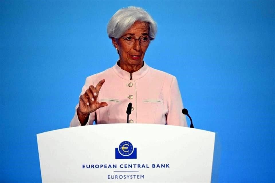 Christine Lagarde, presidenta del Banco Central Europeo.