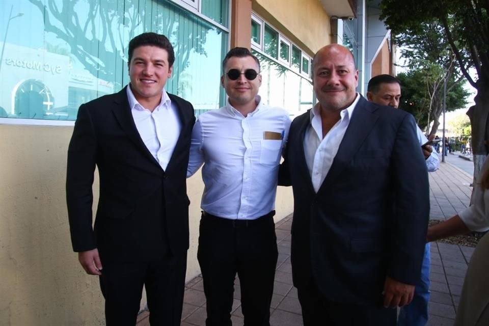 Samuel García, Luis Donaldo Colosio y Enrique Alfaro recién coincidieron en el Informe de Pablo Lemus.