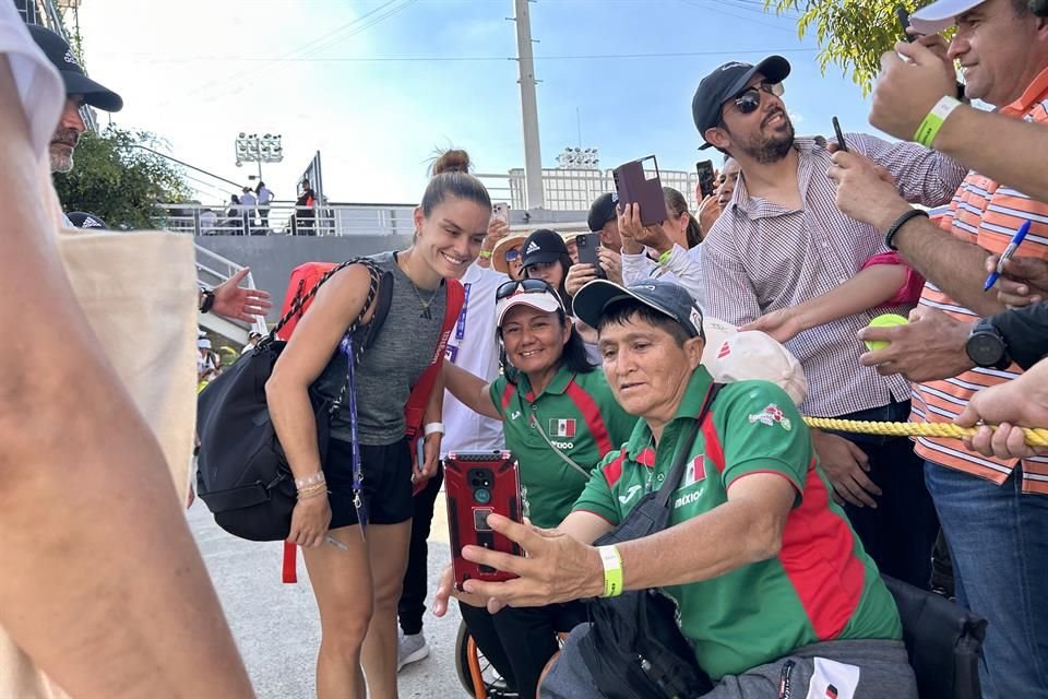 Claudia Toboada y Rosalba Vázquez, tenistas profesionales en silla de ruedas, en el Guadalajara Open AKRON WTA 1000.