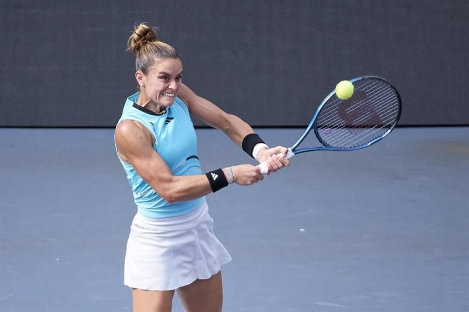 Maria Sakkari venció a Camila Giorgi y cumplió con el pronóstico en el torneo tapatío.