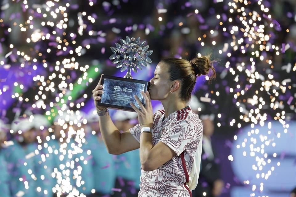 Maria Sakkari se corona como campeona del GDL Open AKRON 2023.