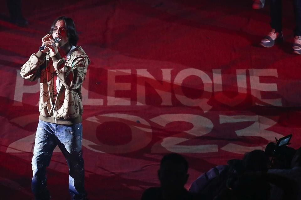 Natanael Cano fue la segunda presentación en el Palenque de las Fiestas de Octubre 2023.