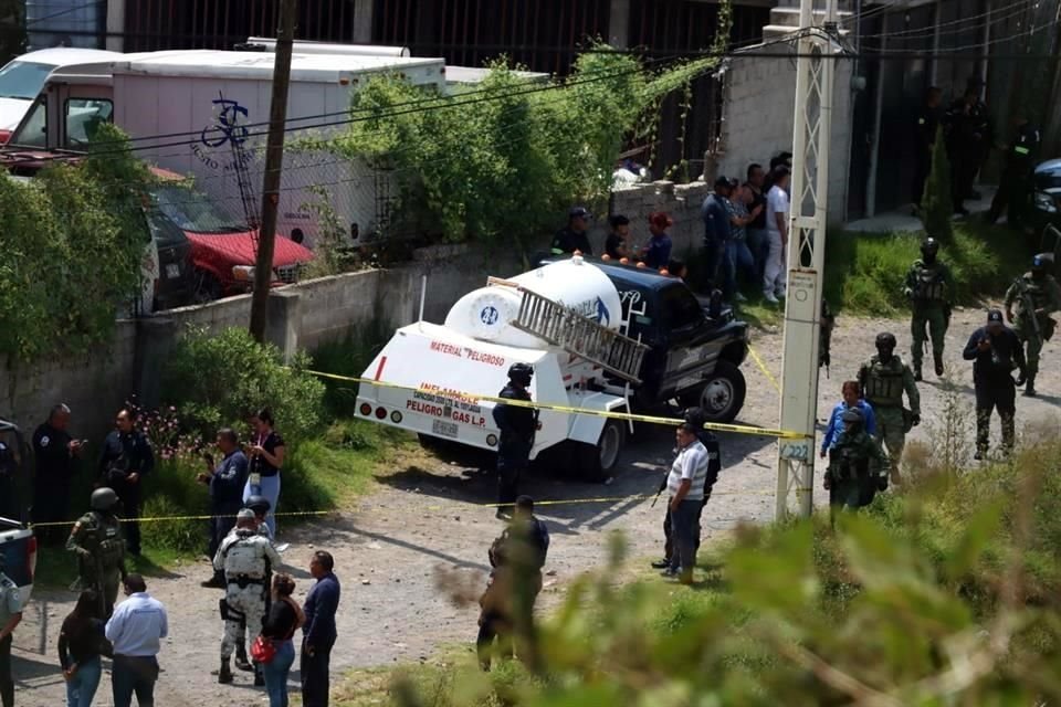 El hecho se registró sobre el kilómetro 11 de la Carretera Naucalpan-Toluca.