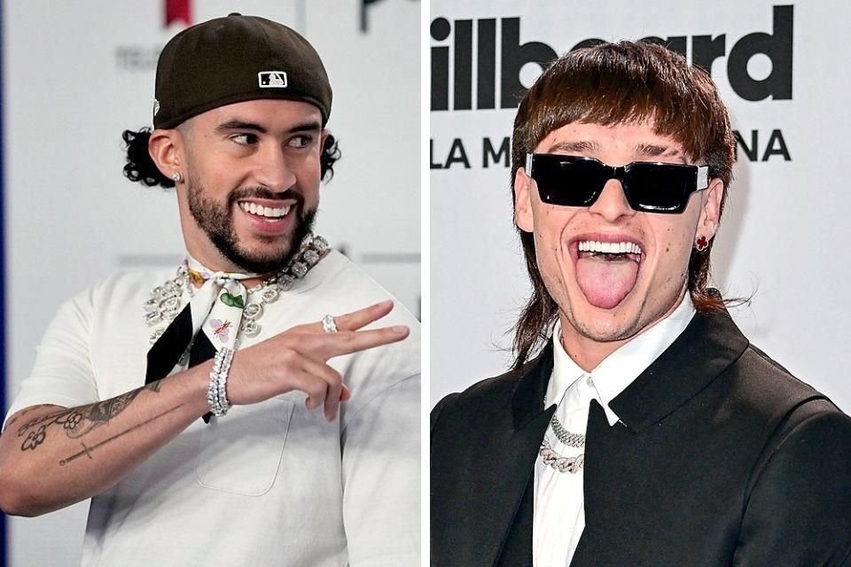 Bad Bunny y Peso Pluma se llevaron los primeros premios Billboard de la Música Latina 2023.