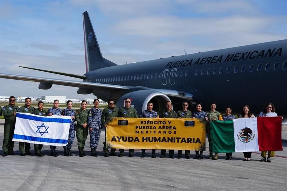 Aviones de la Fuerza Aérea buscarán repatriar al menos a 300 mexicanos de Israel.