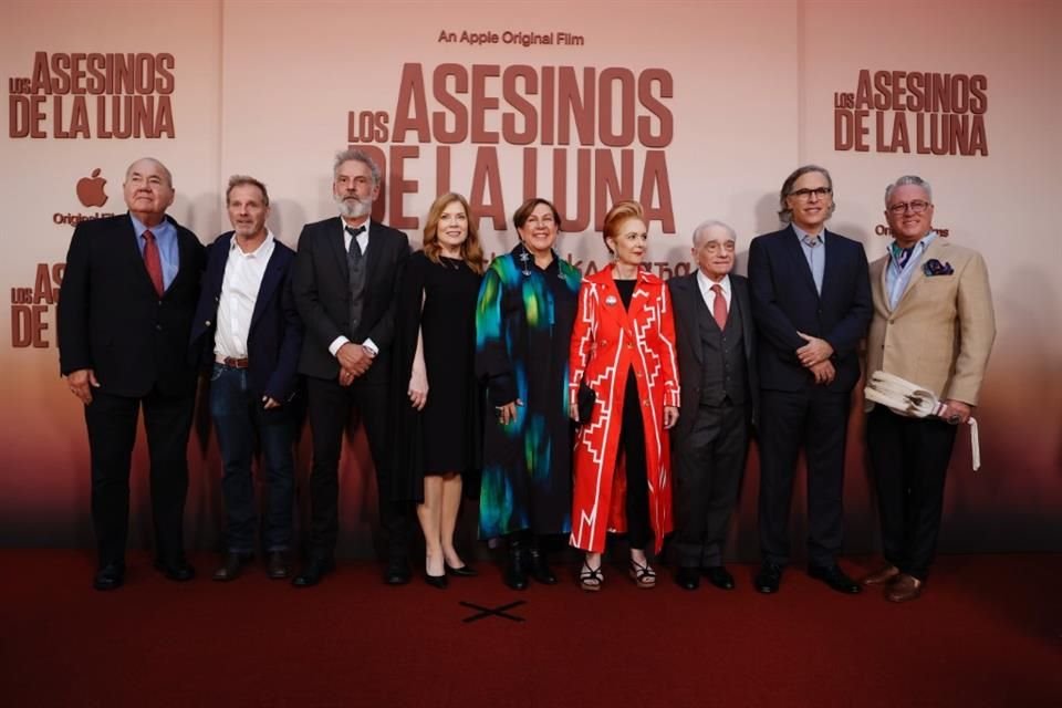 Asistentes a la premier de 'Los Asesinos de la Luna'.