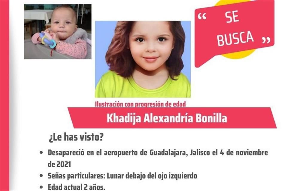 La Fiscalía de Jalisco no activó la Alerta Amber como correspondía por protocolo y ahora Diana Carolina Álvarez Bonilla suma dos años sin ver a su bebé, Khadija Alexandria.