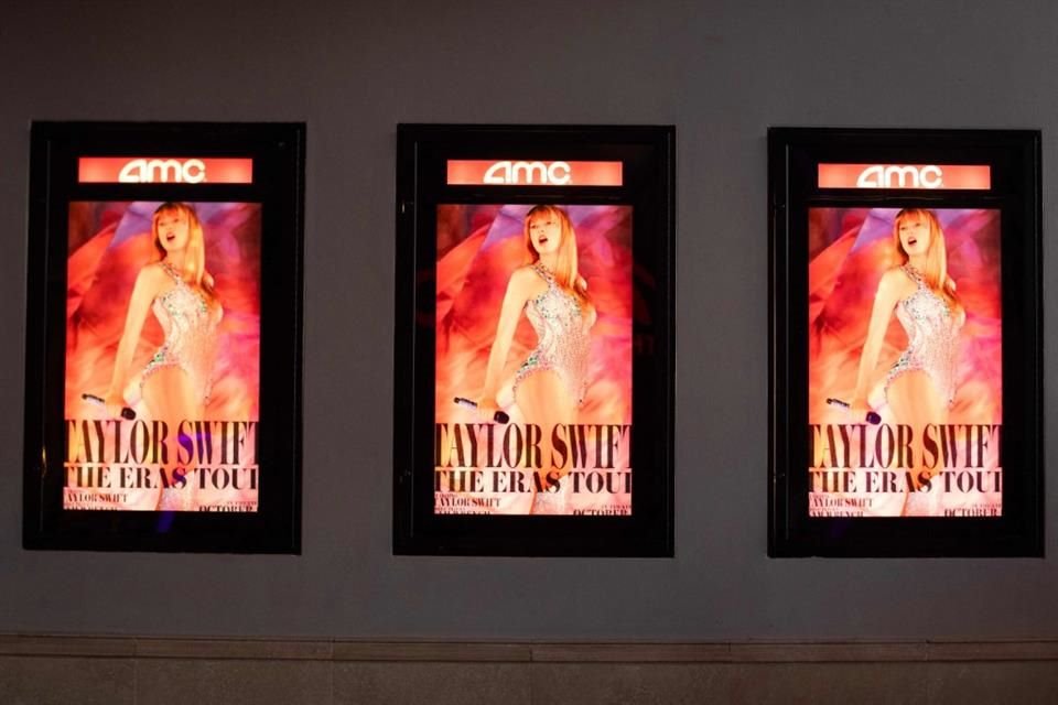 La película-concierto 'Taylor Swift: The Eras Tour' se posicionó con una taquilla de 39 mdd en Estados Unidos en su día de estreno.