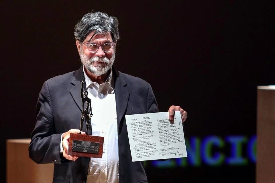 Ignacio Gómez Arriola durante la entrega de premios de arquitectura Jalisco 2023.