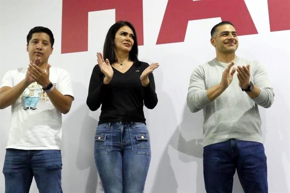 Durante el mitin de Omar García Harfuch, Leticia Varela fue señalada como una carta para la Alcaldía Benito Juárez.