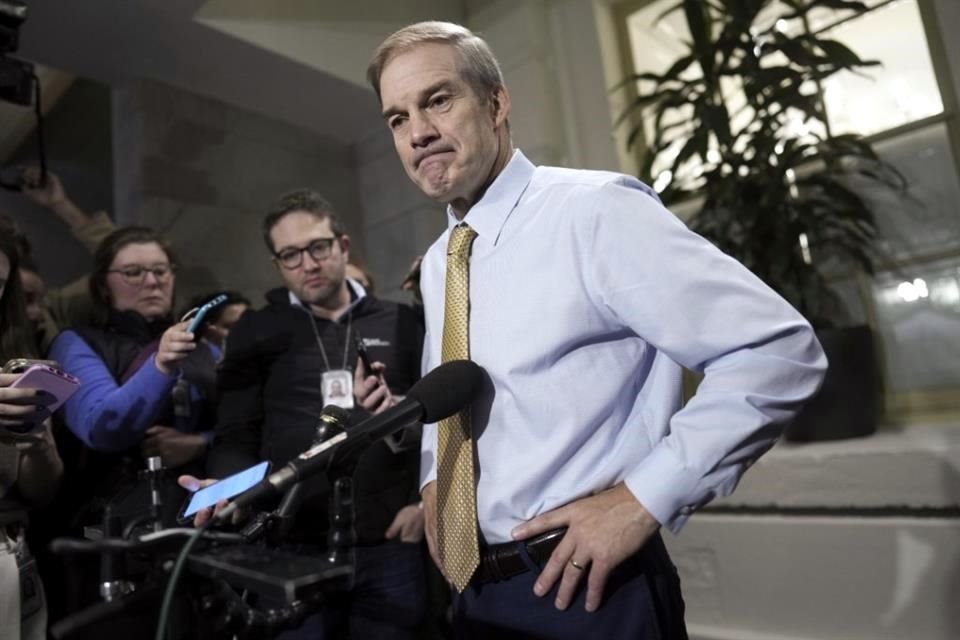 El representante Jim Jordan, republicano por Ohio, perdió su intento de ser elegido presidente de la Cámara Baja de EU.