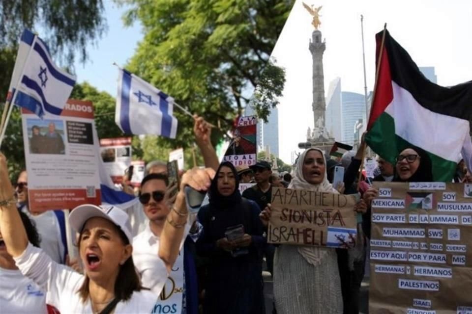 En la Ciudad de México se han realizado manifestaciones en solidaridad con Palestina.