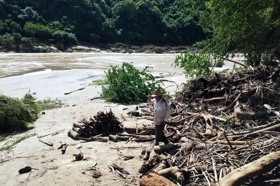 Mientras en Xolapa se reportó la pérdida de unos 12 negocios; en la localidad de Papagayo, en el Municipio de Juan R. Escudero, 'Otis' arrasó con 30 de las llamadas 'enramadas'.