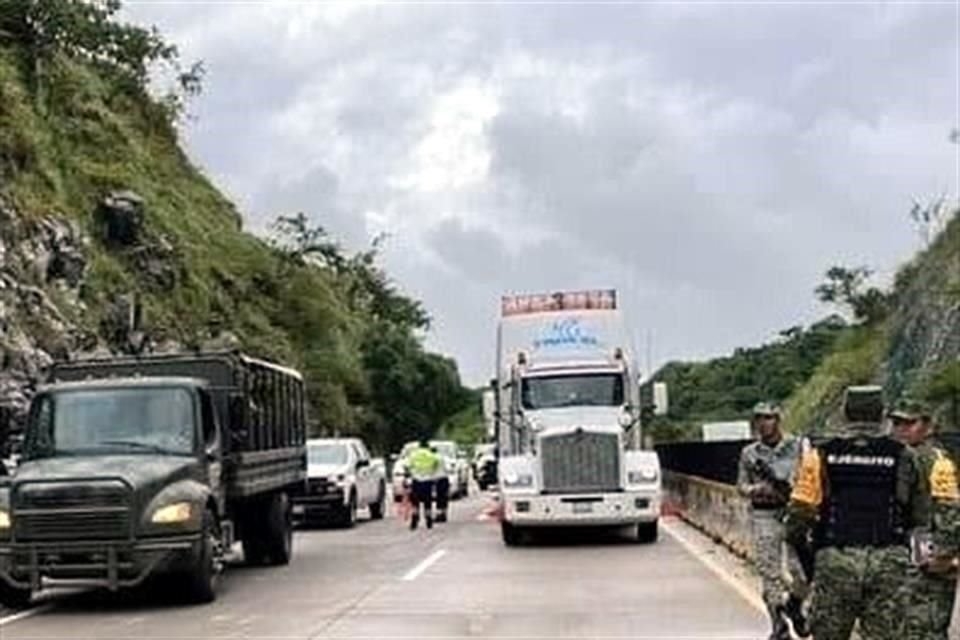 Los víveres solo podrán entrar en vehículos del Ejército.