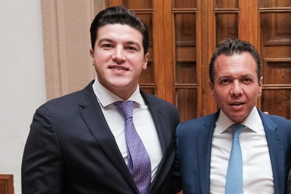 El Gobernador de Nuevo León, Samuel García Y Pablo Lemus en uno de los eventos en que han coincidido. 