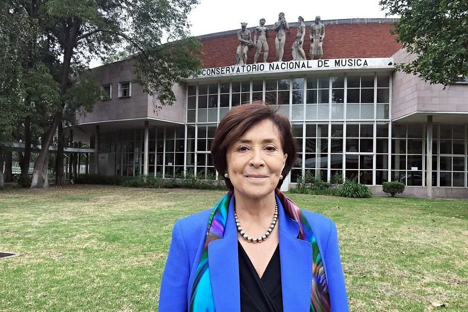 La pianista Silvia Navarrete dirige el Conservatorio Nacional de Música desde hace un año.