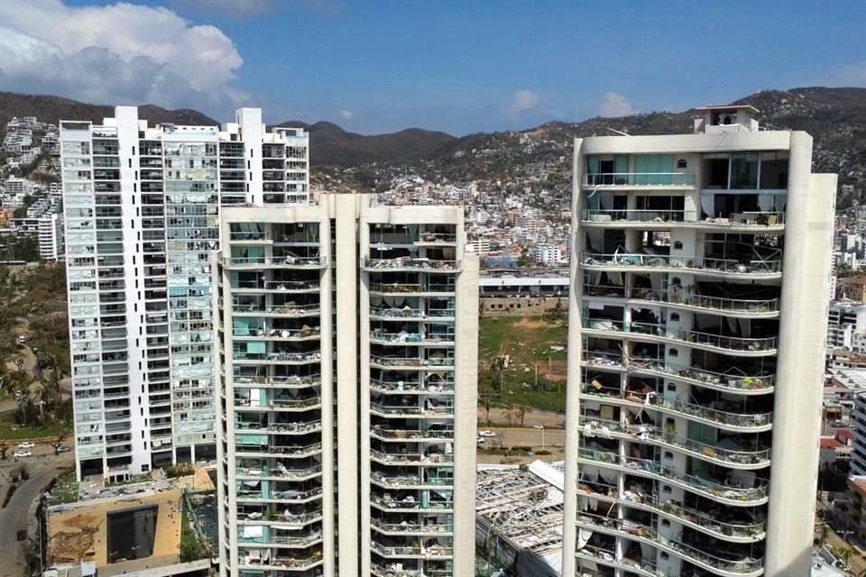 FOTO:RAMIRO RUIZ.-Destrozos en Acapulco ocasionados por el huracán Otis.