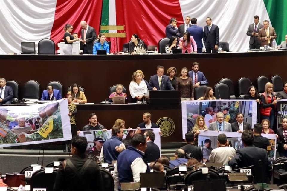 Cámara de Diputados en sesión ordinaria este martes.