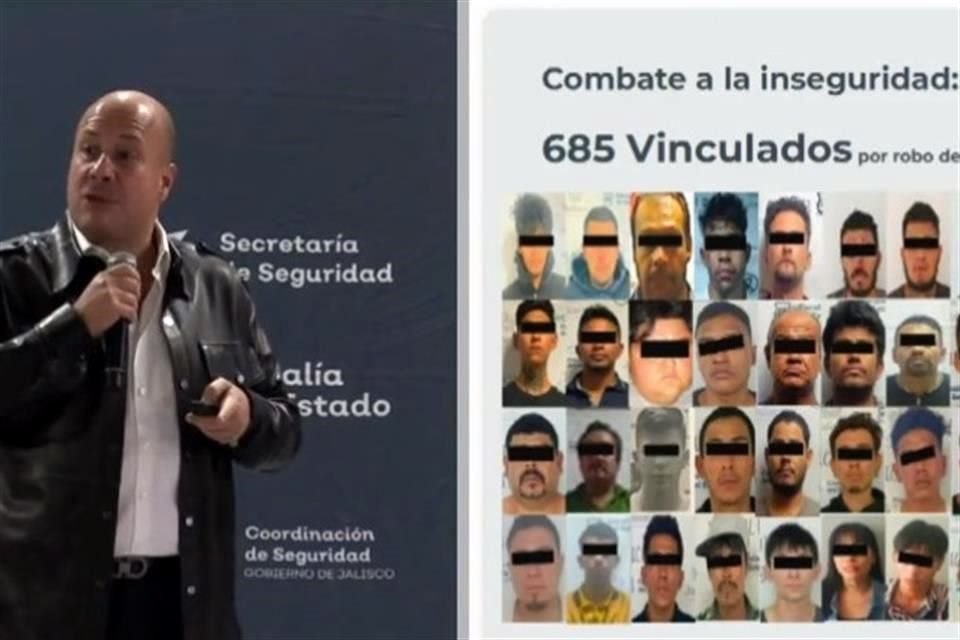 El Gobernador de Jalisco presentó su Quinto Informe de Seguridad, en el que destacó más presupuesto y la reducción de delitos.