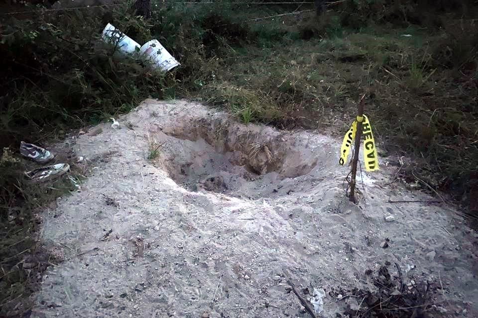 Gracias a que perros traían restos humanos en el hocico, fue encontrada una fosa clandestina en la Colonia Brisas de la Primavera.