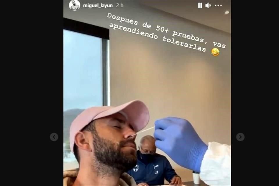 Miguel Layún compartió su prueba en El Barril.