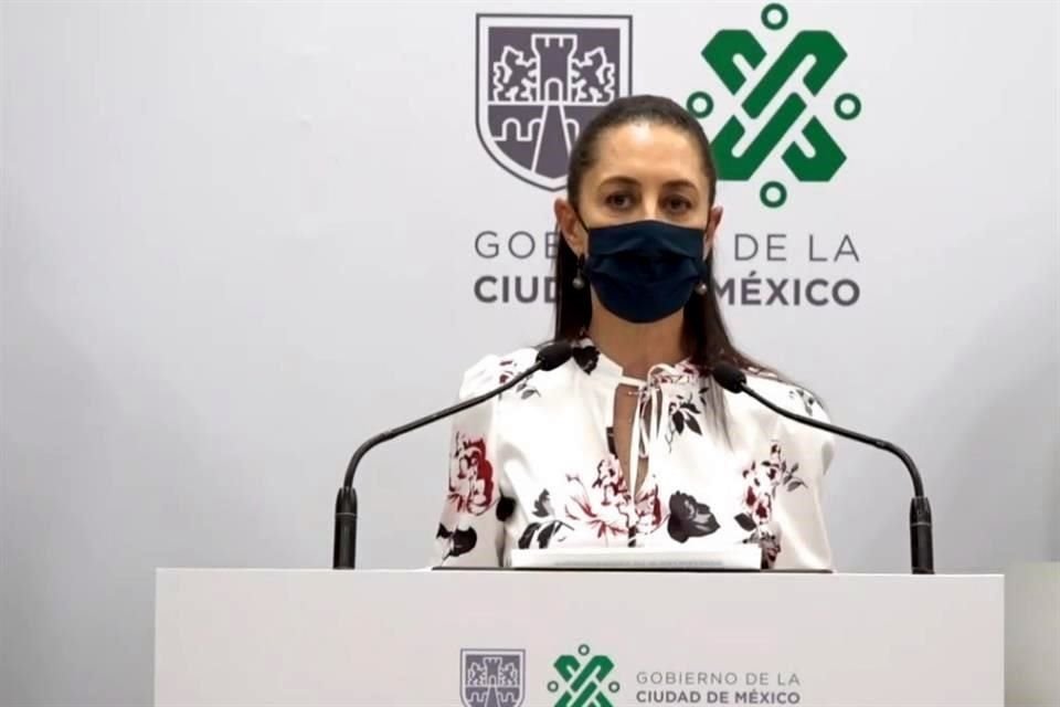 Claudia Sheinbaum, Jefa de Gobierno, señaló que el Plan Nacional de Vacunación permite la inmunización contra Covid-19 de personal médico y brigadistas.