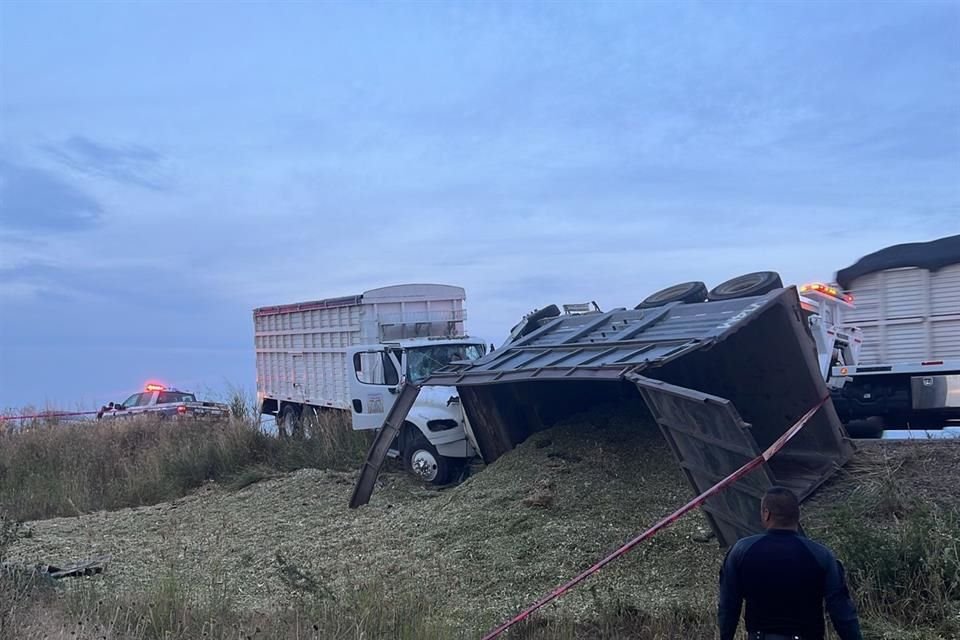 Los hechos ocurrieron durante la mañana de hoy en la Carretera Ciudad Guzmán - El Grullo.