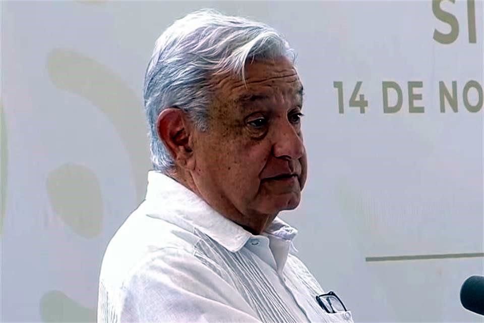 El Presidente en conferencia desde Culiacán.