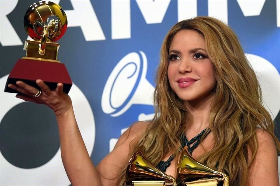 Shakira fue una de las más ganadoras en la ceremonia de los Latin Grammy.