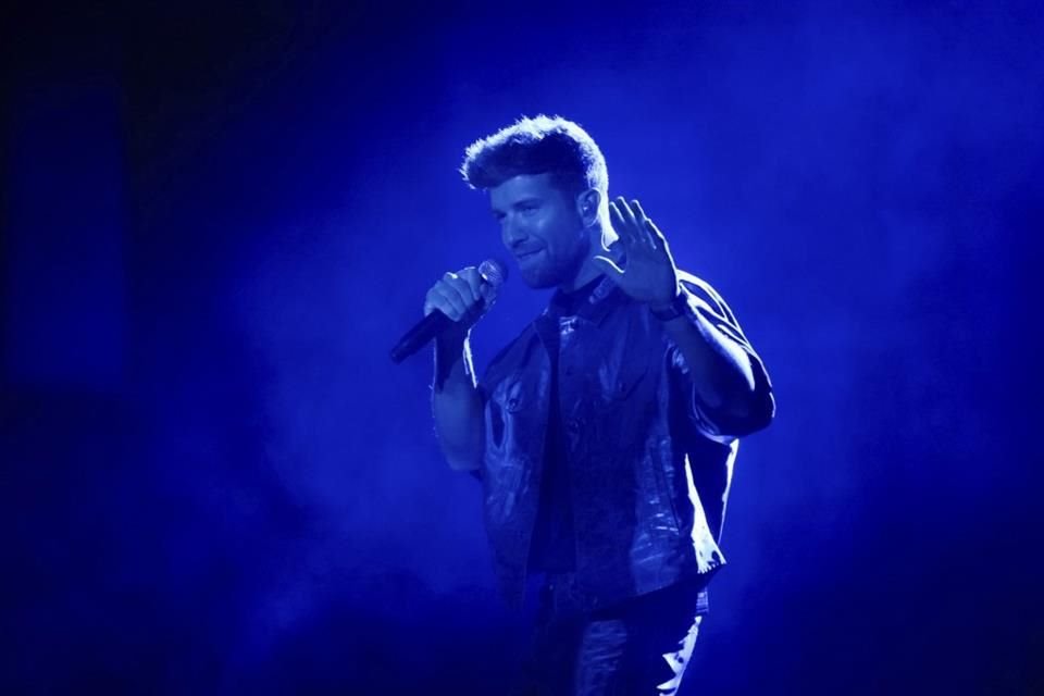 El cantante Pablo Alborán también fue partícipe en un número durante la ceremonia de los Premios Grammy Latinos 2023.