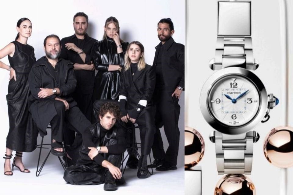 Las celebridades y artistas Frida Escobedo, Enrique Olvera, Jesús Navarro, Mariana Zaragoza, Tessa Ía, Santiago Arau y Darío Yabezk conforman el grupo de embajadores de Pasha Cartier.