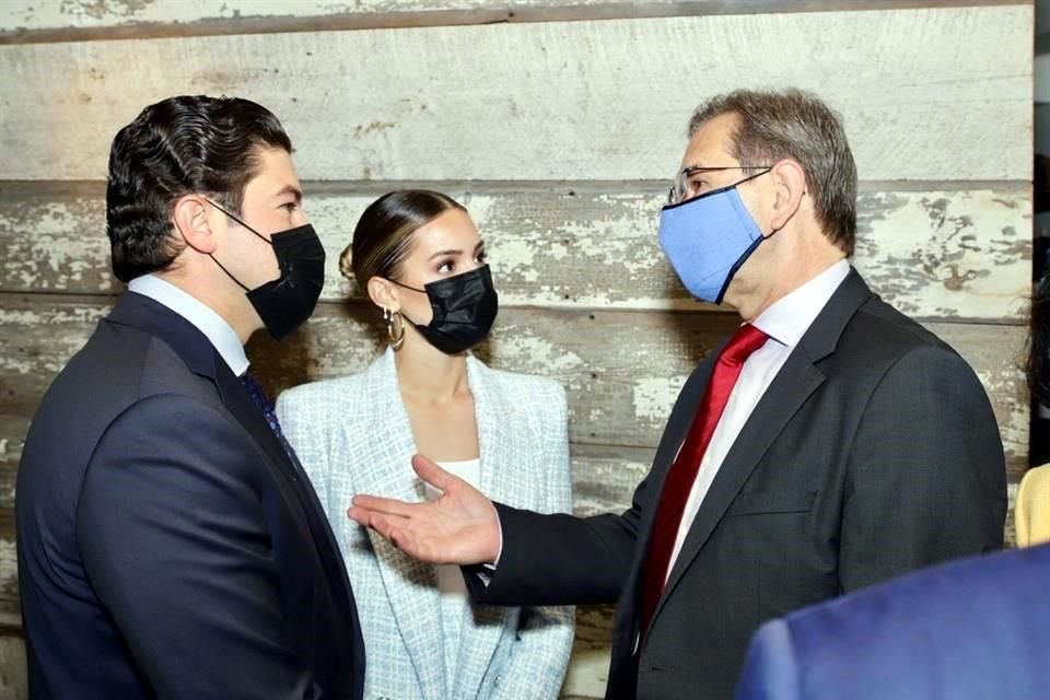 Tras un almuerzo con el Embajador Esteban Moctezuma, García señaló que acordaron que la sede diplomática en Washington tendrá actividades para promover al Estado con inversores estadounidenses.