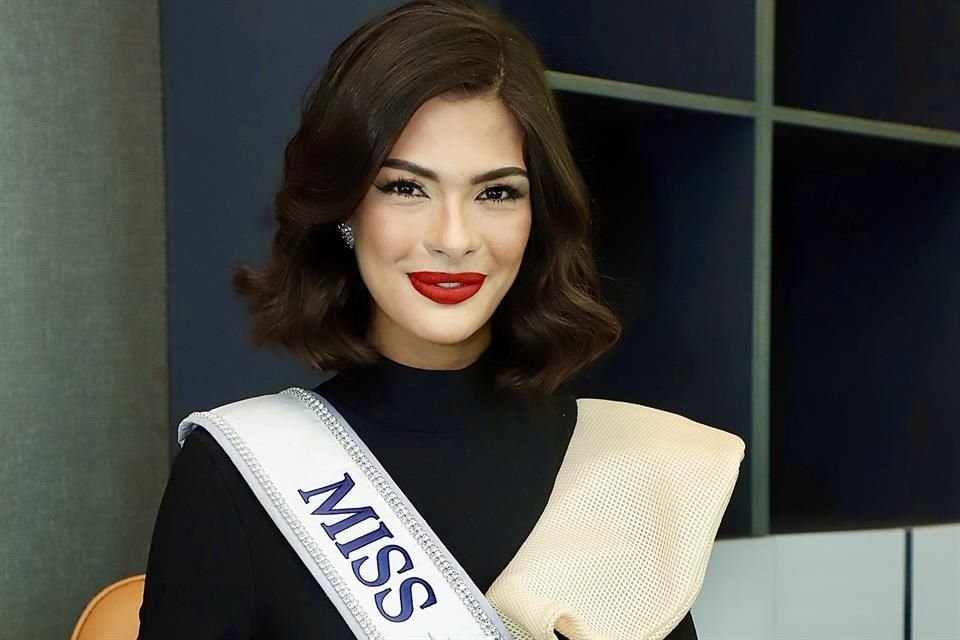 Entrevista con Sheynnis Alondra Palacios Cornejo, Miss Universo 2023, originaria Nicaragua en las instalaciones de Miss Universe.