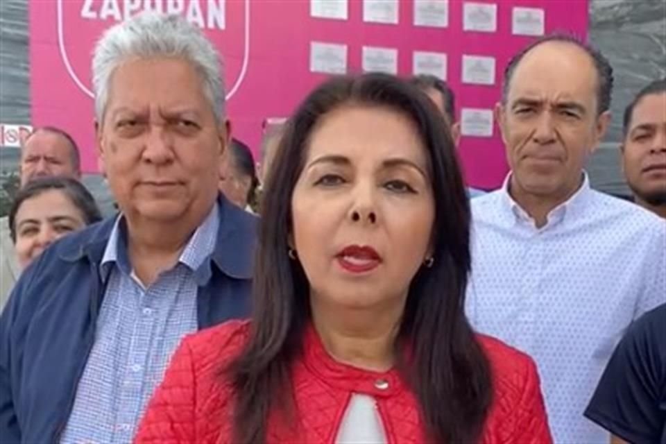 Andrea Márquez, presidenta del Comité Directivo Municipal del PRI en Zapopan; y Humberto Rodríguez Martínez, delegado del PRI Jalisco en Zapopan.