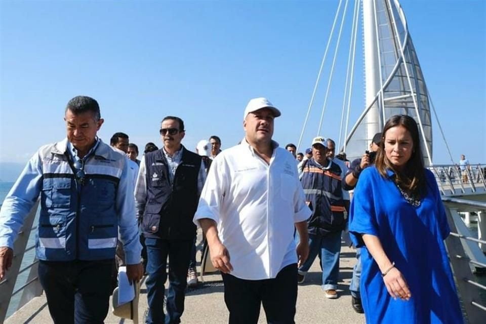 El Gobernador Enrique Alfaro realizó una gira a Puerto Vallarta.