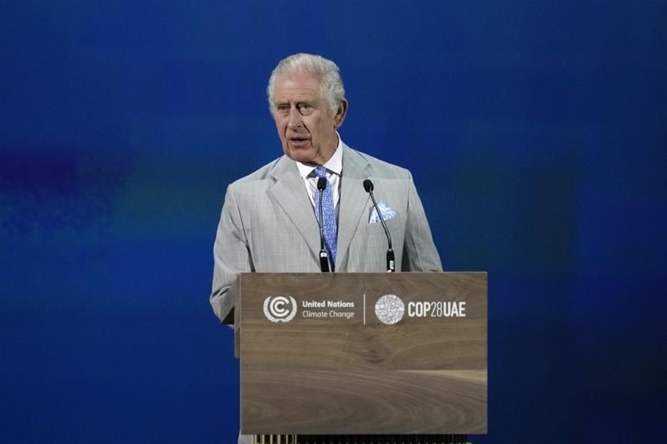 En su discurso del COP28, el Rey Carlos III instó a tomar más medidas, pues los peligros del cambio climático ya no son un riesgo lejano.