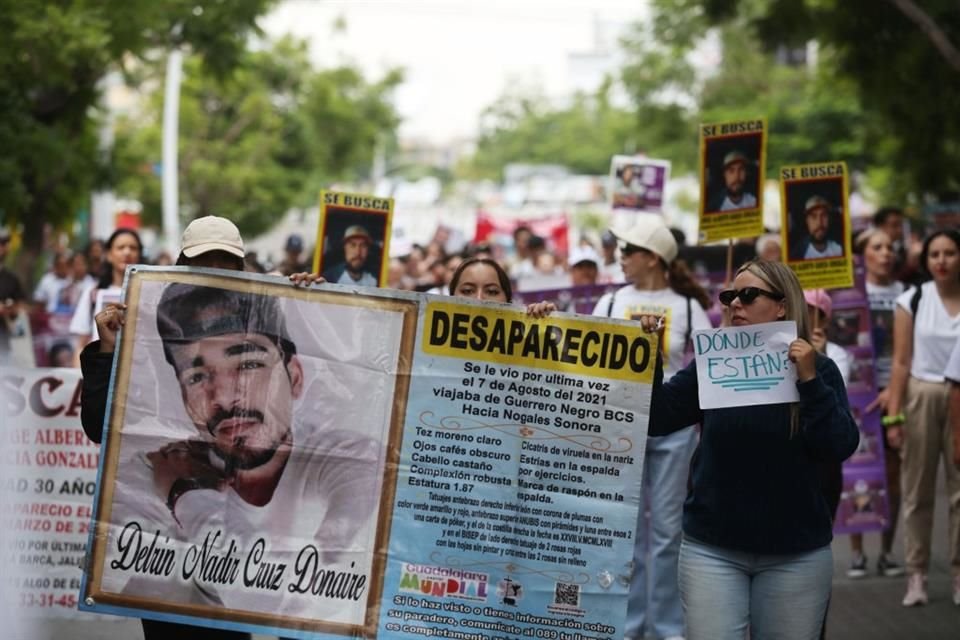 Ante la crisis de desaparecidos, familiares y colectivos han organizado marchas en la Ciudad.