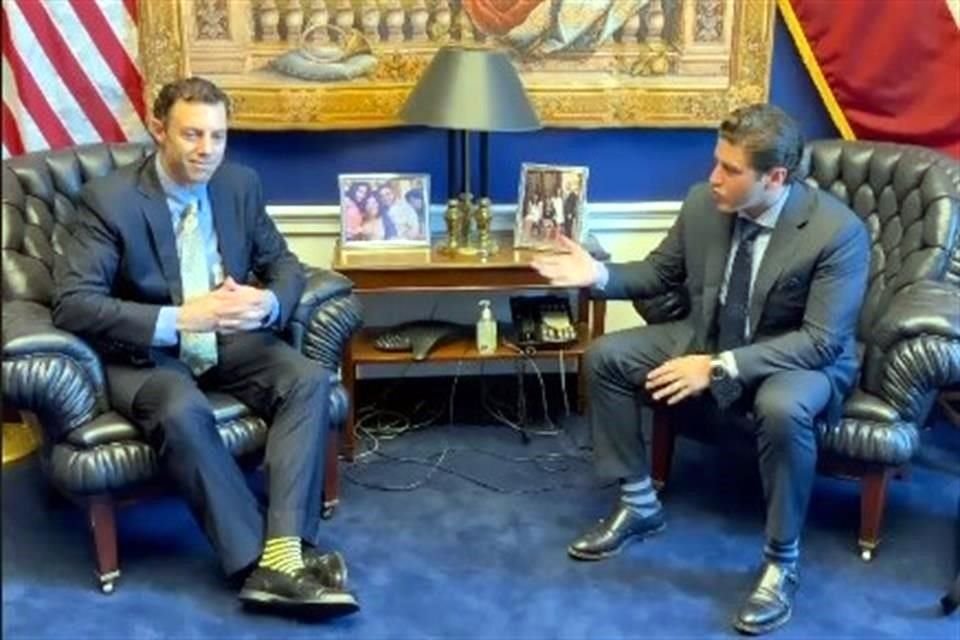 El Gobernador electo Samuel García se reunió esta mañana con Neil Herrigton del U.S. Chamber of Commerce.