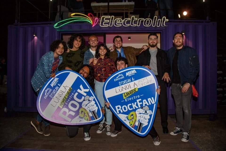 Lúnula fue otra de las bandas que resultaron ganadoras en la novena edición del ElectroRock 2023.