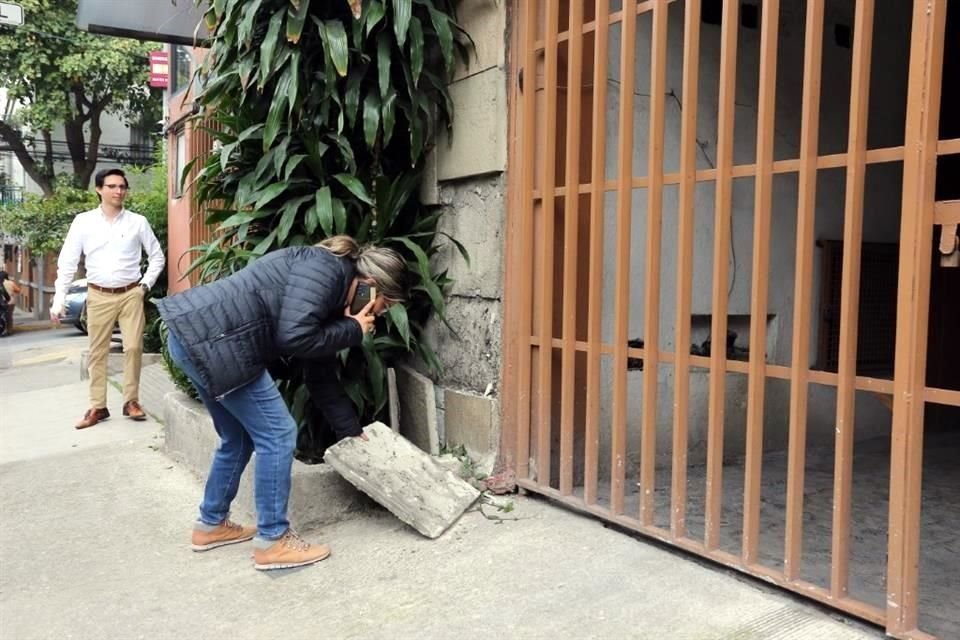 El edificio en Los Echave 47 se descuadró, hasta ayer no había sido evacuado.