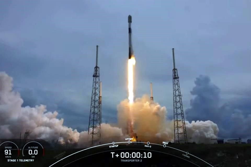 El nanosatélite mexicano 'D2/AtlaCom-1' fue lanzado hoy.