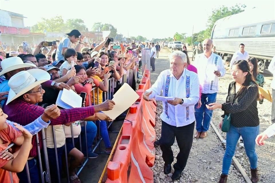 El Presidente realiza la supervisión del Tren Interoceánico.