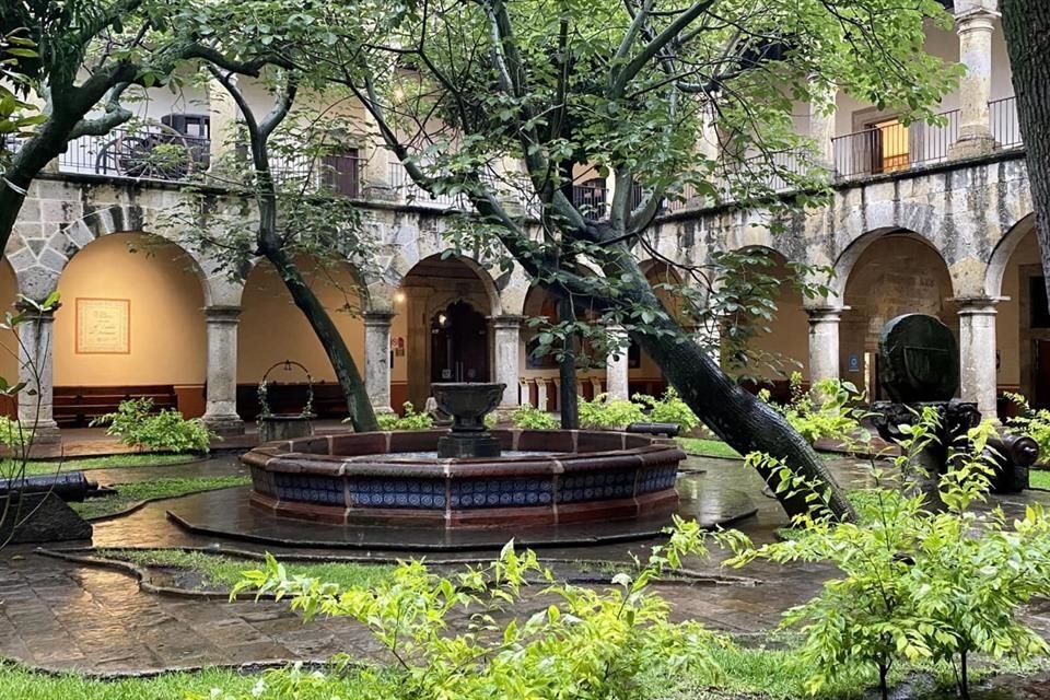 Patio central del Museo Regional de Guadalajara.