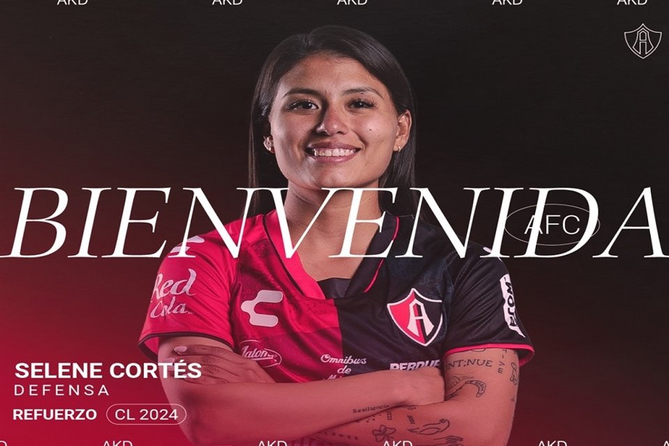 Atlas Femenil sigue armándose de cara al Clausura 2024. Hoy fue integrada Selene Cortés, una de las jugadoras más ganadoras del torneo.